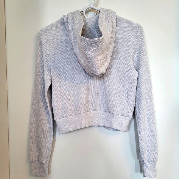 Aritzia Tna Waffle Zip Knit Hoodie - Picture 11 of 14